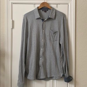 Michael Kors Gray Casual Button Down Shirt